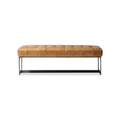 Wyatt Leather Bench Tan
