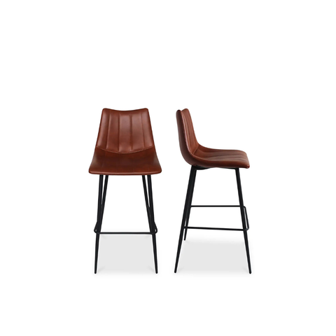 Alibi Bar Stool Brown - Set Of Two