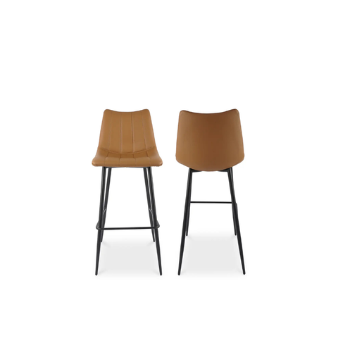 Alibi Bar Stool Tan - Set Of Two