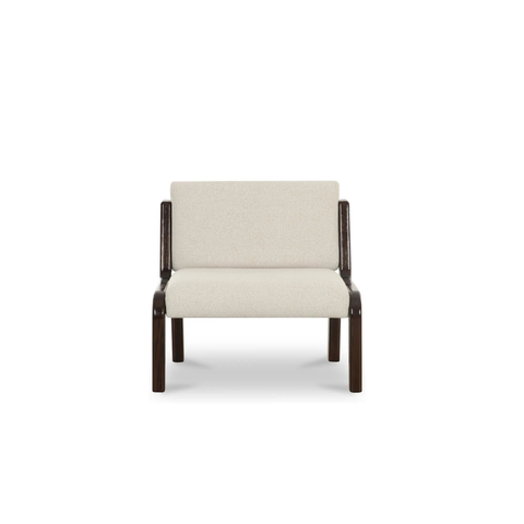 Edie Accent Chair Flecked Ivory