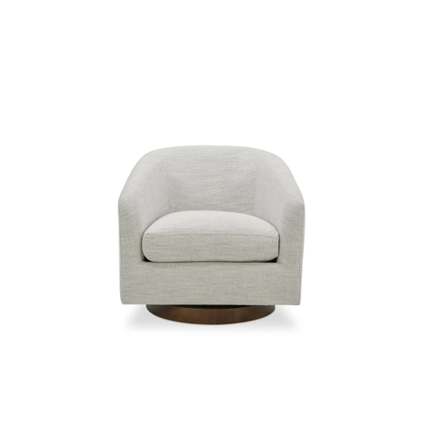 Oscy Swivel Chair Splashed White