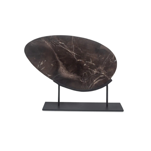 Galen Sculpture Saint Laurent Brown Marble