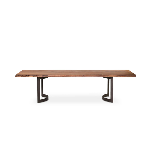 Bent Dining Table Extra Small Brown