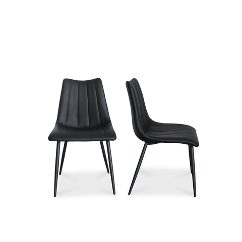 Alibi Dining Chair Matte Black - Set Of Two