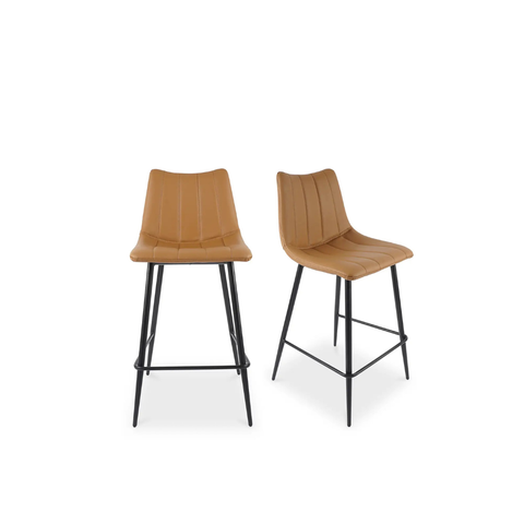 Alibi Counter Stool Tan - Set Of Two