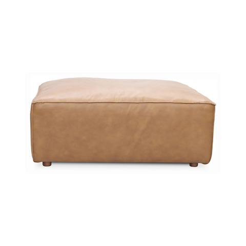 Form Ottoman Sonoran Tan Leather
