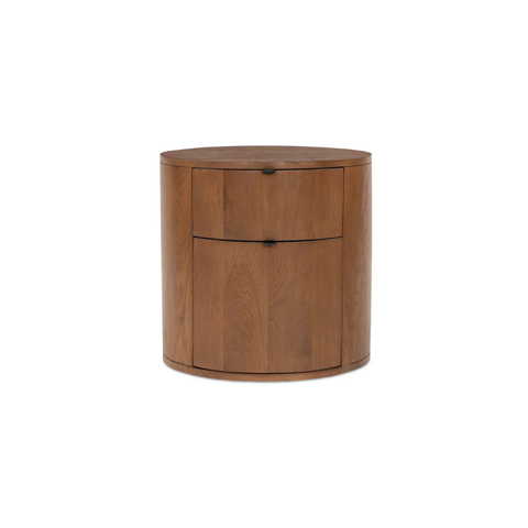 Theo 2 Drawer Nightstand Brown