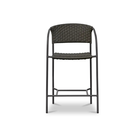 Zola Outdoor Counter Chair Dark Brown