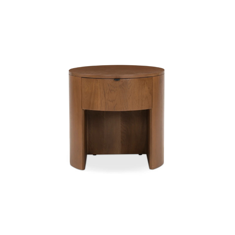 Theo 1 Drawer Nightstand Brown