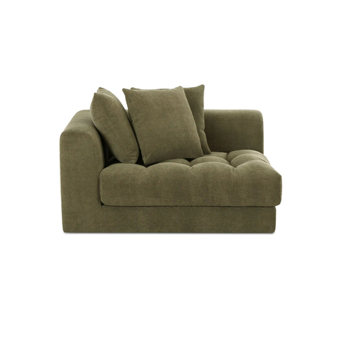 Davie Left Arm Facing Chair Olive