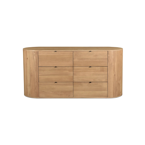 Theo 6 Drawer Dresser Natural
