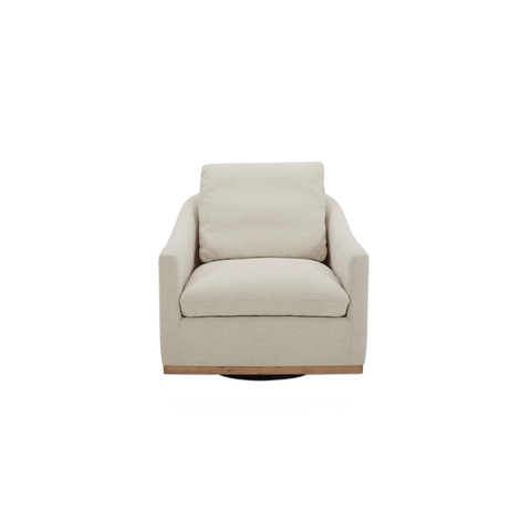 Linden Swivel Chair Soft Beige