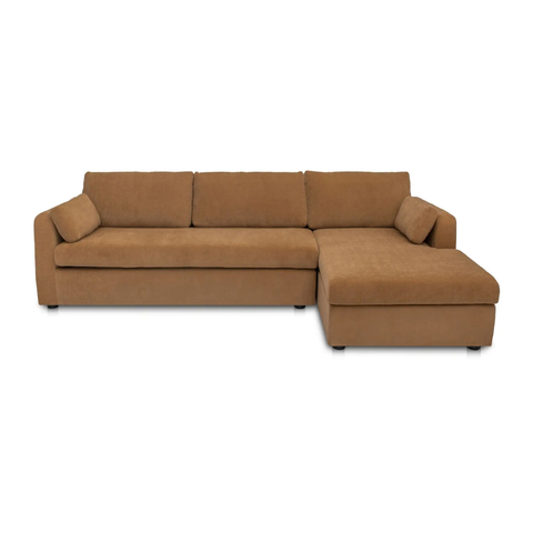 Burrow Sleeper Sectional With Storage Chaise Ginger Right