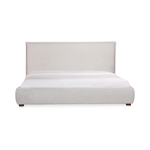 Luzon Queen Bed Light Grey