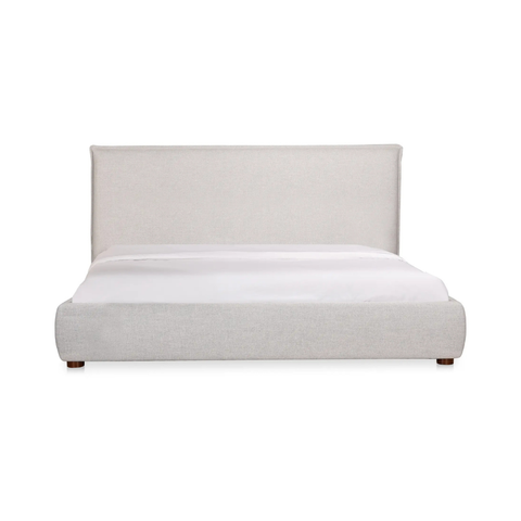 Luzon King Bed Light Grey