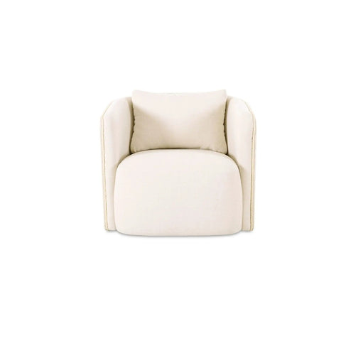Cecil Accent Chair Warm White