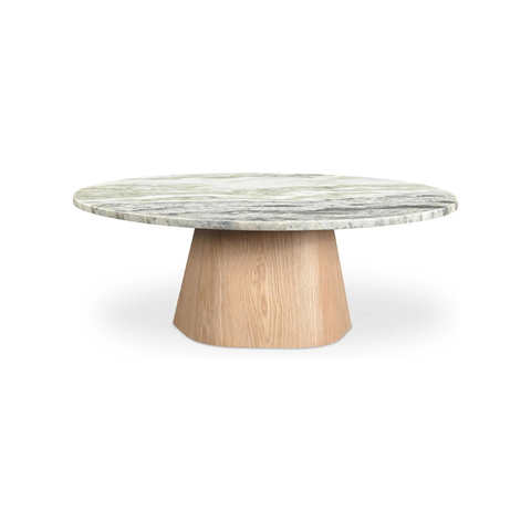 Evelyn Coffee Table Green Onyx Marble