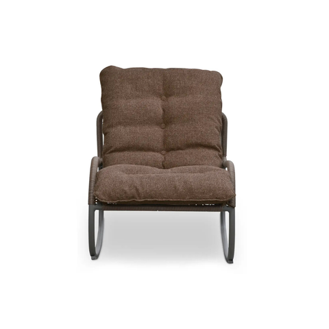 Lyra Outdoor Rocking Chair Brown