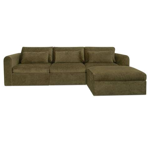 Swift Lounge Modular Sectional Dark Green
