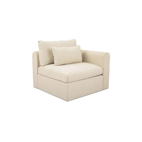 Swift Right Arm Facing Chair Light Beige