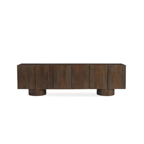 Hadley Media Unit Warm Brown