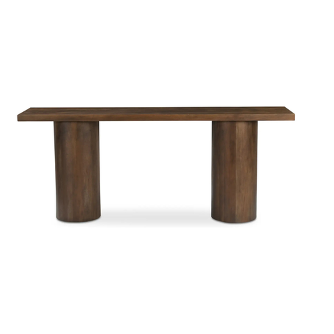Hadley Console Table Warm Brown