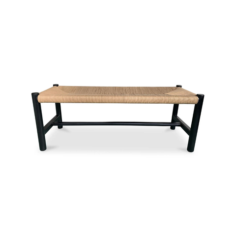 Hawthorn Small Bench Black