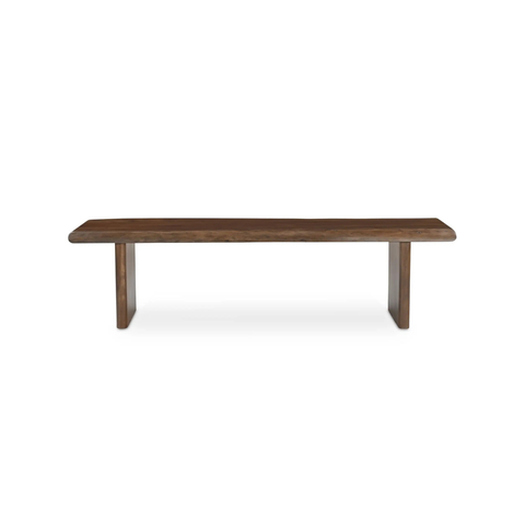 Lila Dining Bench Large Brown