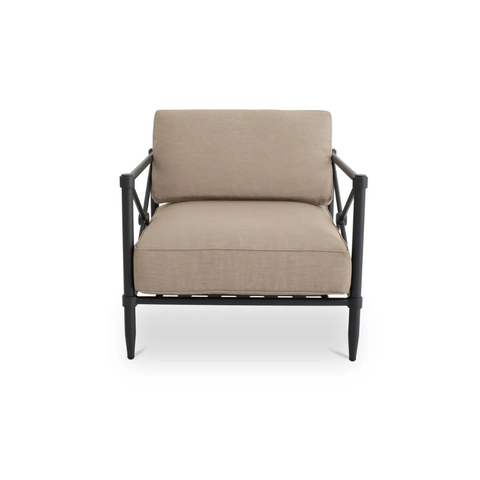 Willow Outdoor Accent Chair Light Brown