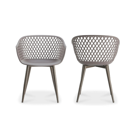 Piazza Outdoor Chair Grey - Set Of Two