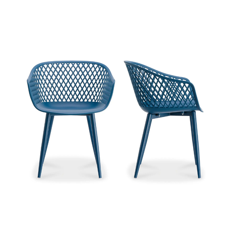 Piazza Outdoor Chair Blue - Set Of Two