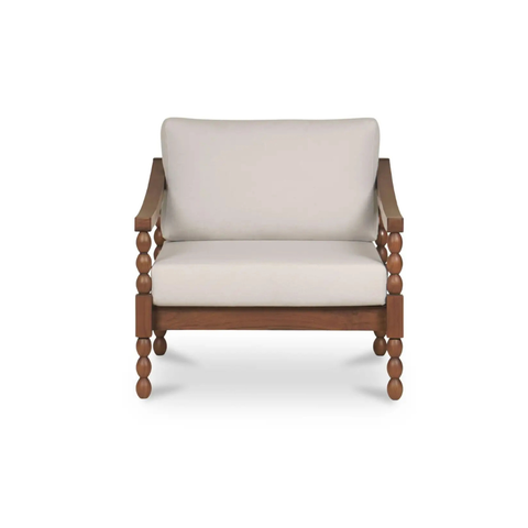 Delilah Outdoor Accent Chair Brown