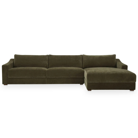 Farrow Sectional Cedar Green Right