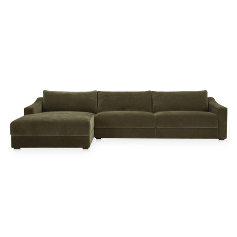 Farrow Sectional Cedar Green Left