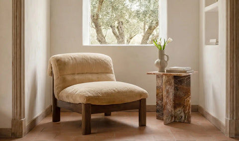 Pierce Accent Chair Faux Fur