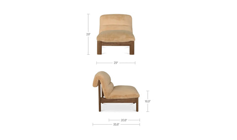 Pierce Accent Chair Faux Fur