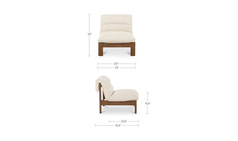 Pierce Accent Chair Flecked Beige