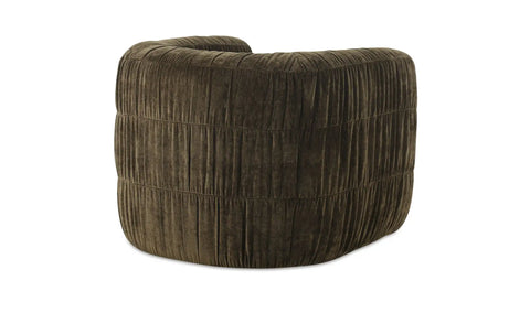 Robson Swivel Chair Dark Green