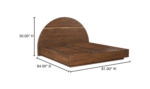 Watson King Bed Brown