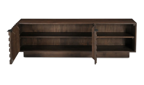 Easton Media Cabinet Brown