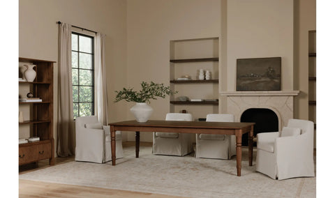 Russet Dining Table Brown