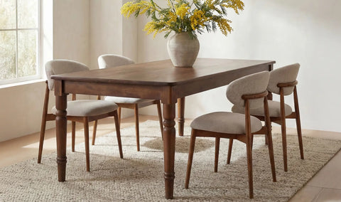 Russet Dining Table Brown