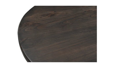 Glenn Round Dining Table Dark Brown