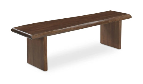Lila Dining Bench Small Brown