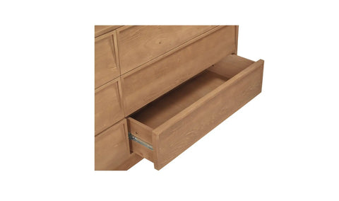 Hudson 6 Drawer Dresser Natural