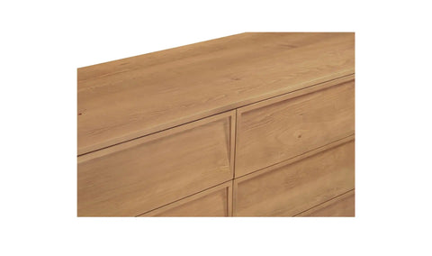 Hudson 6 Drawer Dresser Natural