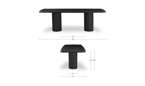 Daphne Dining Table Large Black