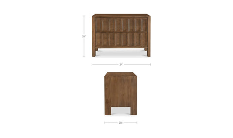 Roland Nightstand Brown