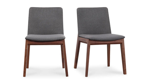 Deco Dining Chair Dark Grey - Set Of Two
