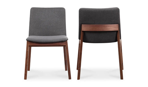 Deco Dining Chair Dark Grey - Set Of Two